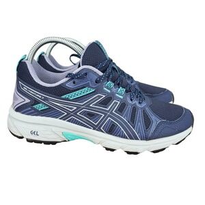 Asics Gel Venture 7 Trail Running Shoes Womens ‎ 8.5 Blue Sneakers 1012A476
